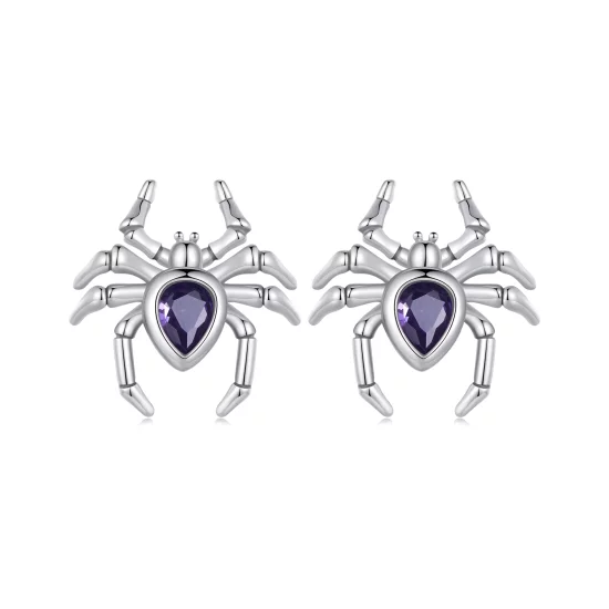 (image pour) Boucles d'oreilles Pandora Style Araignée à clous - BSE891