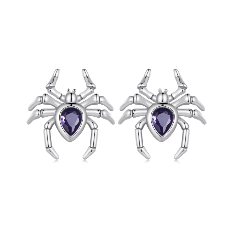 (image pour) Boucles d'oreilles Pandora Style Araignée à clous - BSE891