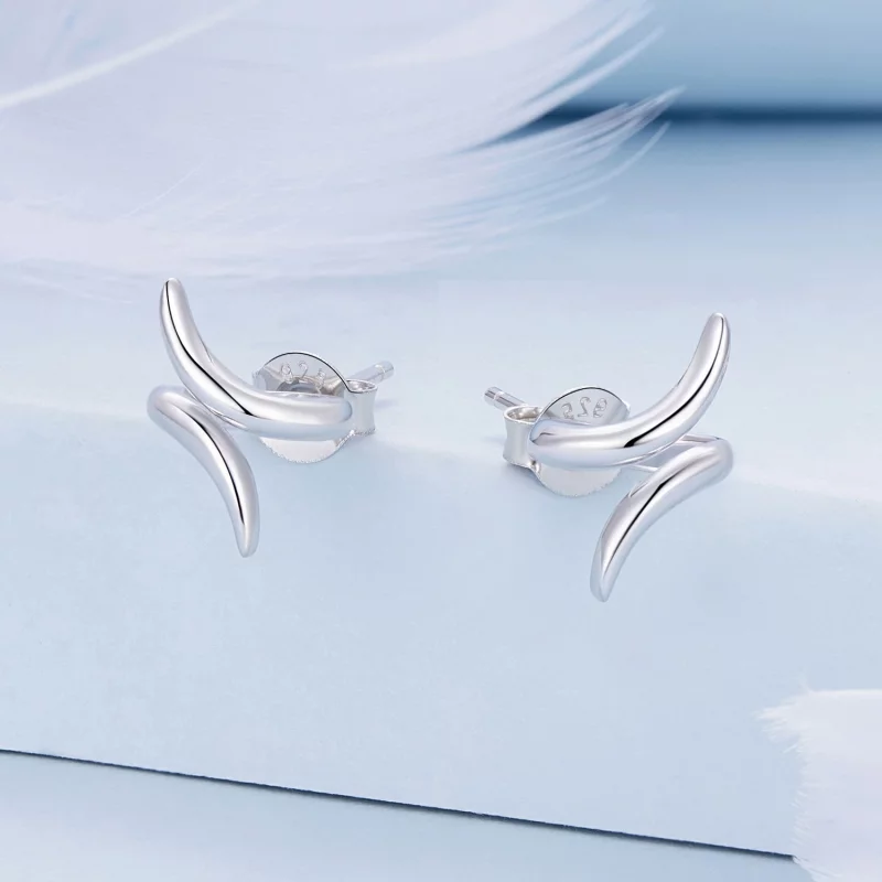 (image pour) Boucles d'oreilles Pandora Style en forme de casque audio - BSE903 - Afficher 2