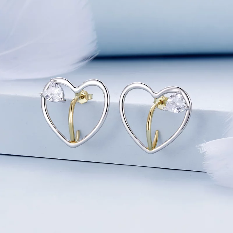 (image pour) Boucles d'oreilles Pandora Style Love Studs - BSE888 - Afficher 2