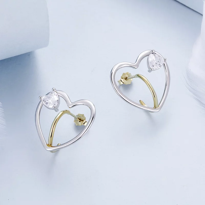 (image pour) Boucles d'oreilles Pandora Style Love Studs - BSE888 - Afficher 3
