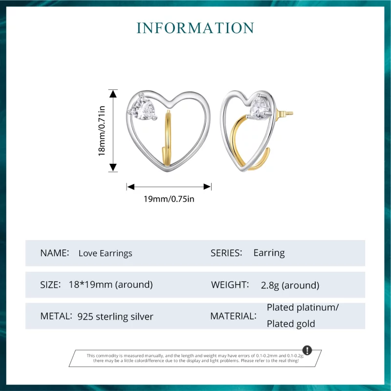 (image pour) Boucles d'oreilles Pandora Style Love Studs - BSE888 - Afficher 7