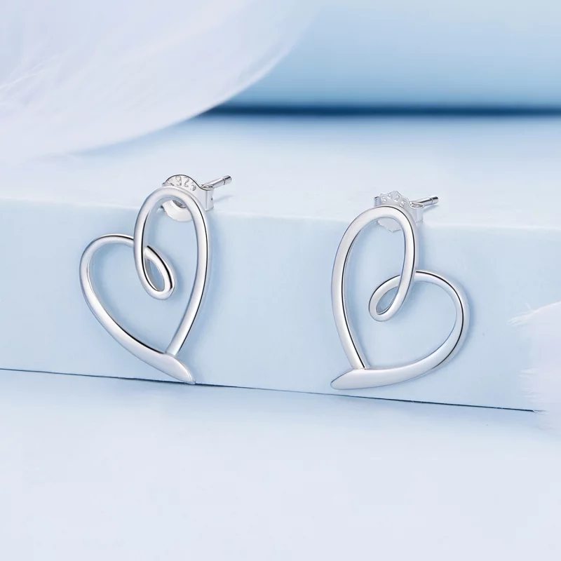 (image pour) Boucles d'oreilles Pandora Style Wrapped In Love - BSE871 - Afficher 2