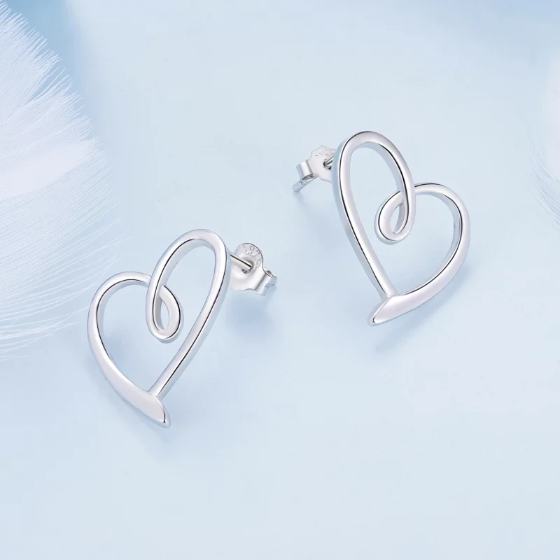 (image pour) Boucles d'oreilles Pandora Style Wrapped In Love - BSE871 - Afficher 3
