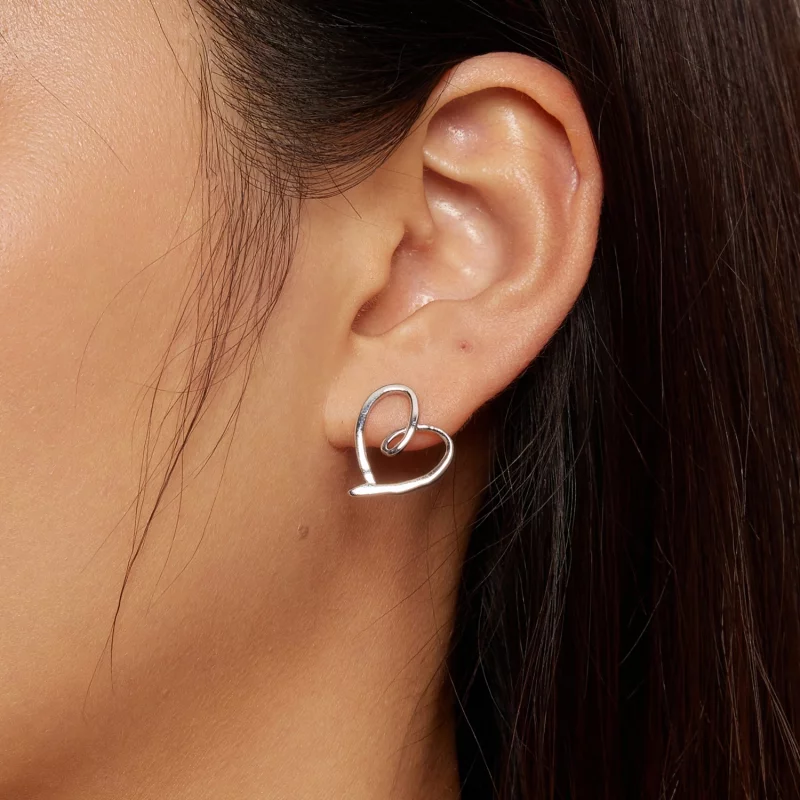 (image pour) Boucles d'oreilles Pandora Style Wrapped In Love - BSE871 - Afficher 6