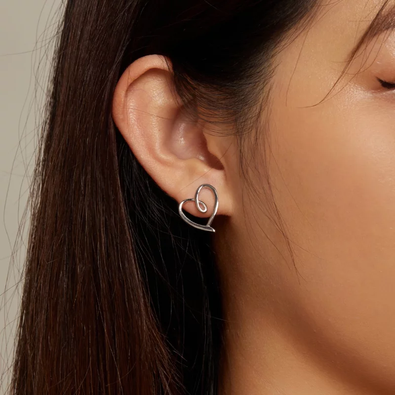 (image pour) Boucles d'oreilles Pandora Style Wrapped In Love - BSE871 - Afficher 7