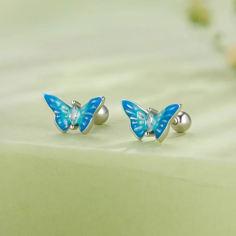 (image pour) Boucles d'oreilles Papillon Exquis de style Pandora - SCE1571 - Afficher 2