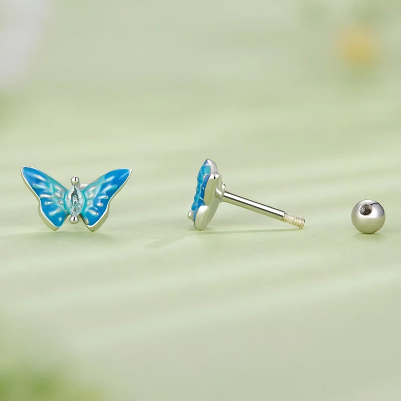 (image pour) Boucles d'oreilles Papillon Exquis de style Pandora - SCE1571 - Afficher 3