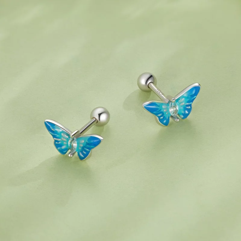 (image pour) Boucles d'oreilles Papillon Exquis de style Pandora - SCE1571 - Afficher 4