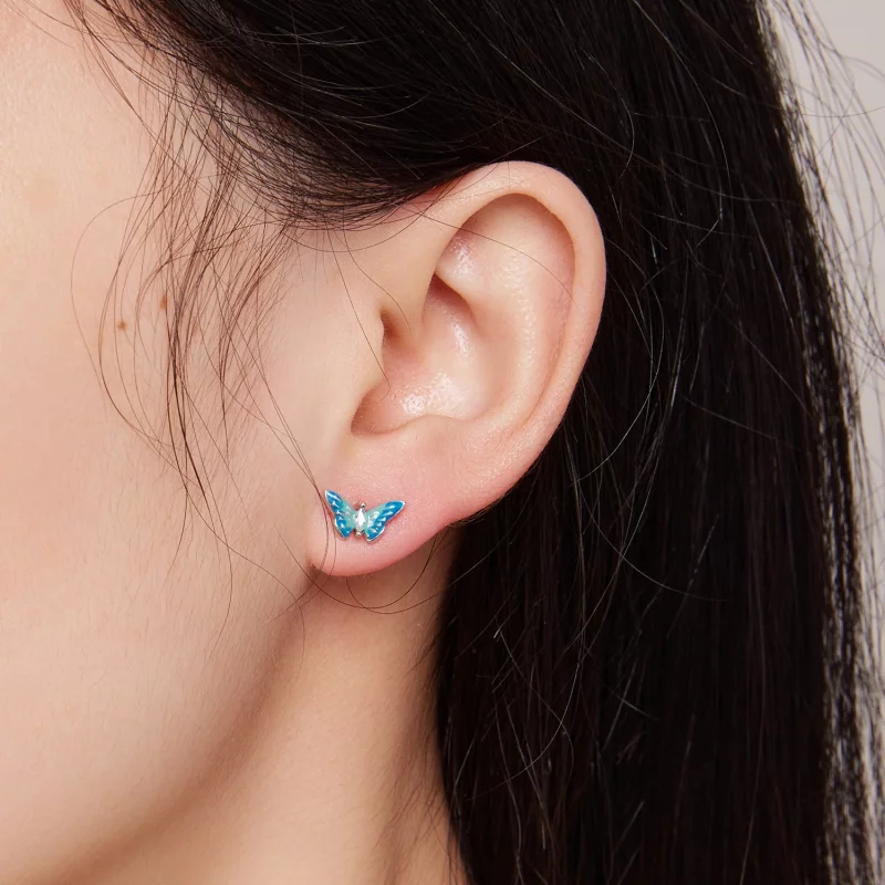 (image pour) Boucles d'oreilles Papillon Exquis de style Pandora - SCE1571 - Afficher 5