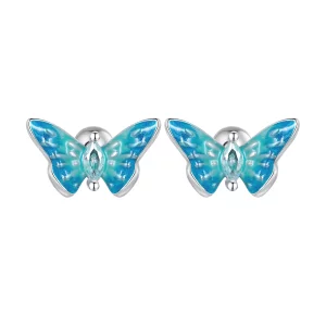 (image pour) Boucles d'oreilles Papillon Exquis de style Pandora - SCE1571