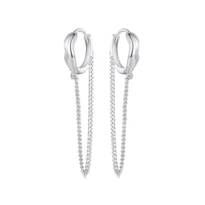 (image pour) Boucles d'oreilles à pompon de style Pandora - BSE897