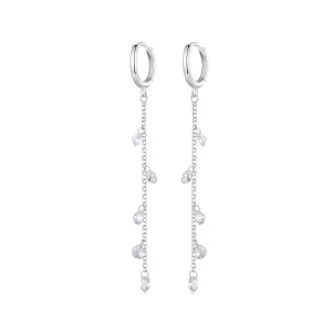 (image pour) Boucles d'oreilles à pompon intelligentes de style Pandora - BSE898