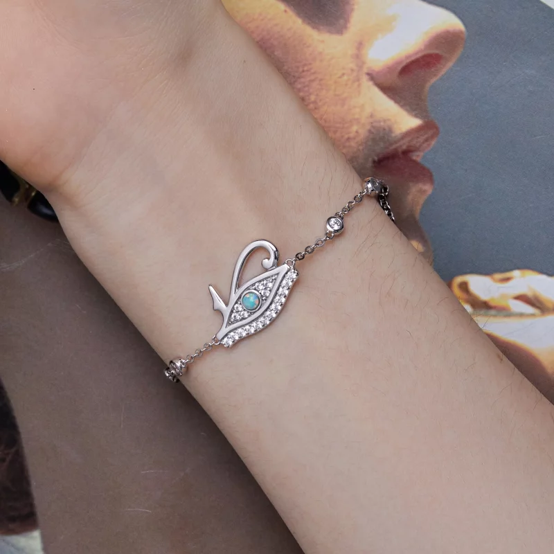 (image pour) Bracelet à chaîne style Pandora avec l' - Afficher 7