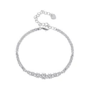 (image pour) Bracelet en Moissanite de style Pandora (Un certificat) - MSB008