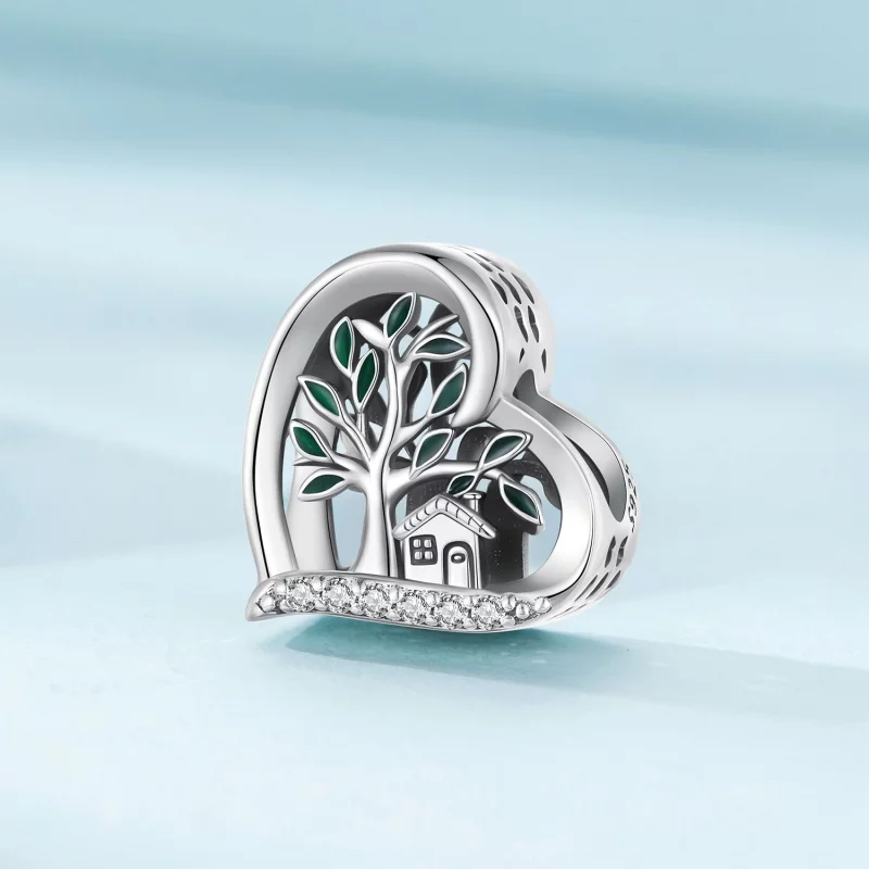 (image pour) Charm de style Pandora Arbre généalogique - SCC2624 - Afficher 2