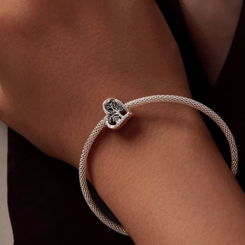 (image pour) Charm de style Pandora Arbre généalogique - SCC2624 - Afficher 7