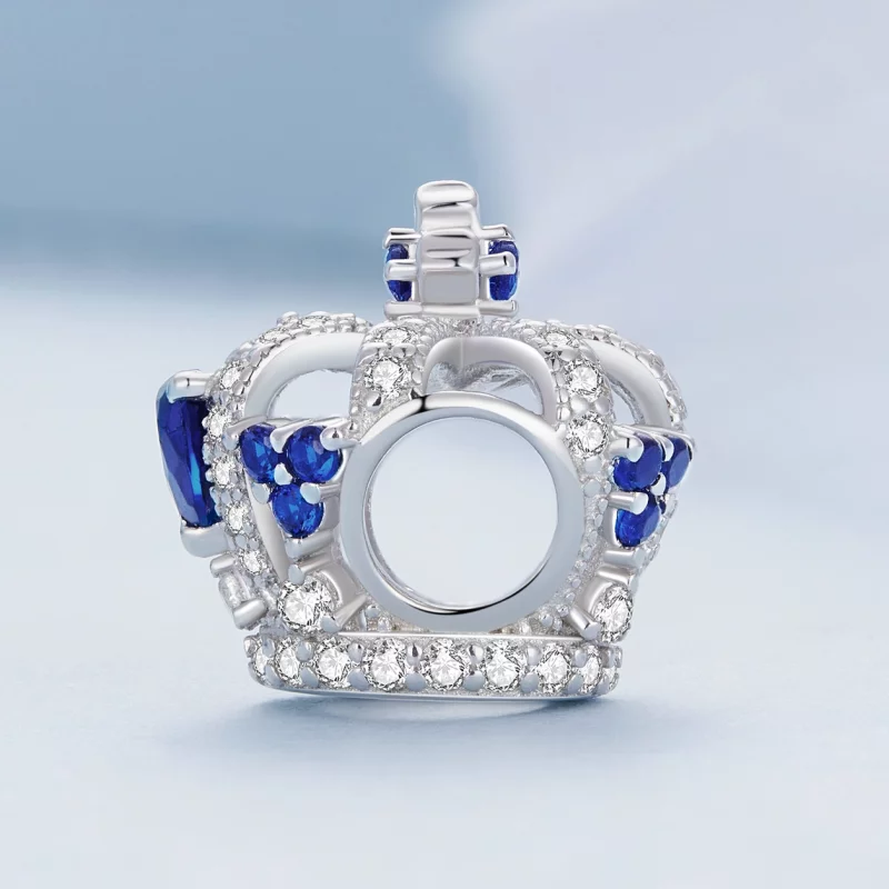 (image pour) Charm de style Pandora avec couronne - BSC835 - Afficher 3