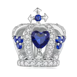 Charm de style Pandora avec couronne - BSC835 (image pour) Charm de style Pandora avec couronne - BSC835