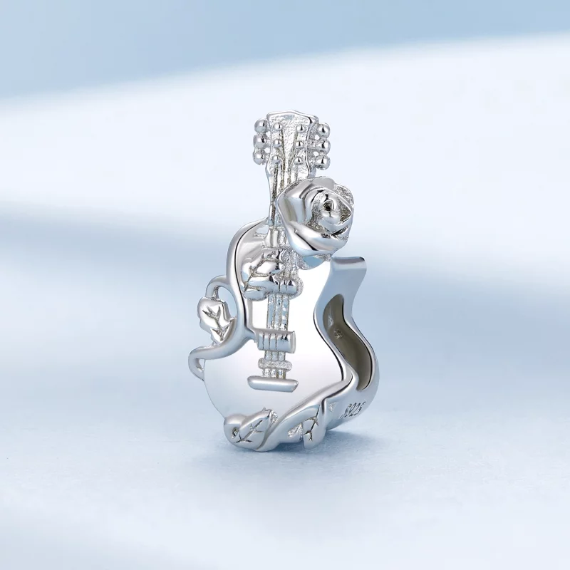 (image pour) Charm de style Pandora en forme de guitare - BSC813 - Afficher 2