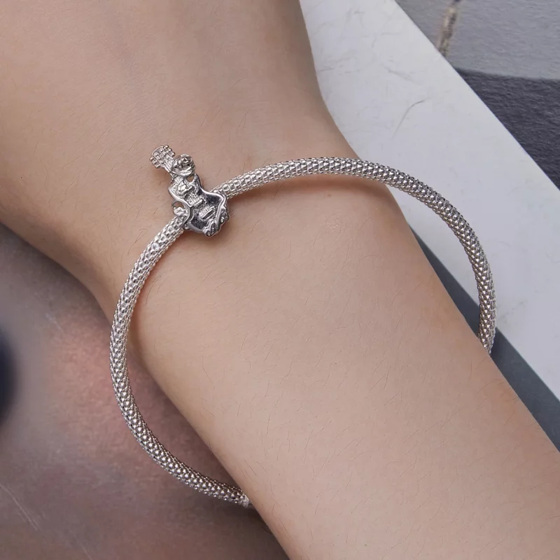 (image pour) Charm de style Pandora en forme de guitare - BSC813 - Afficher 6