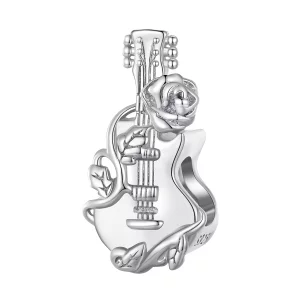 (image pour) Charm de style Pandora en forme de guitare - BSC813