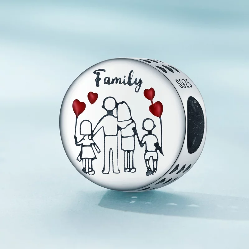 (image pour) Charm de style Pandora pour la famille - SCC2494 - Afficher 2