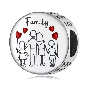 Charm de style Pandora pour la famille - SCC2494 (image pour) Charm de style Pandora pour la famille - SCC2494