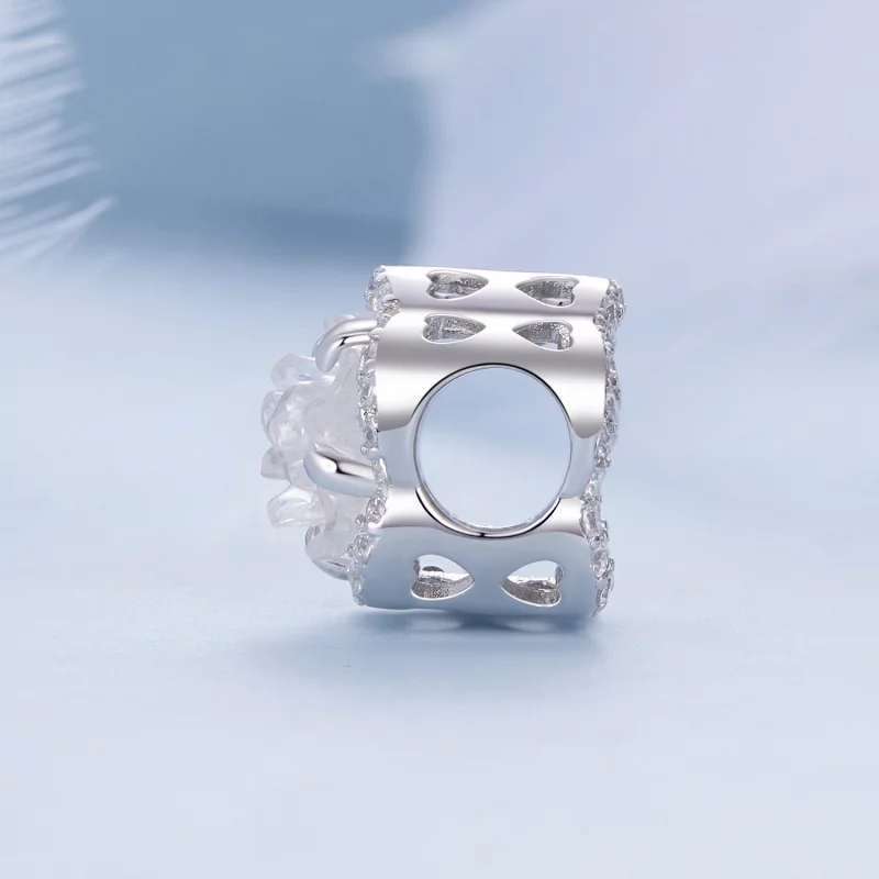 (image pour) Charm en cristal de style Pandora avec une rose - BSC904 - Afficher 6