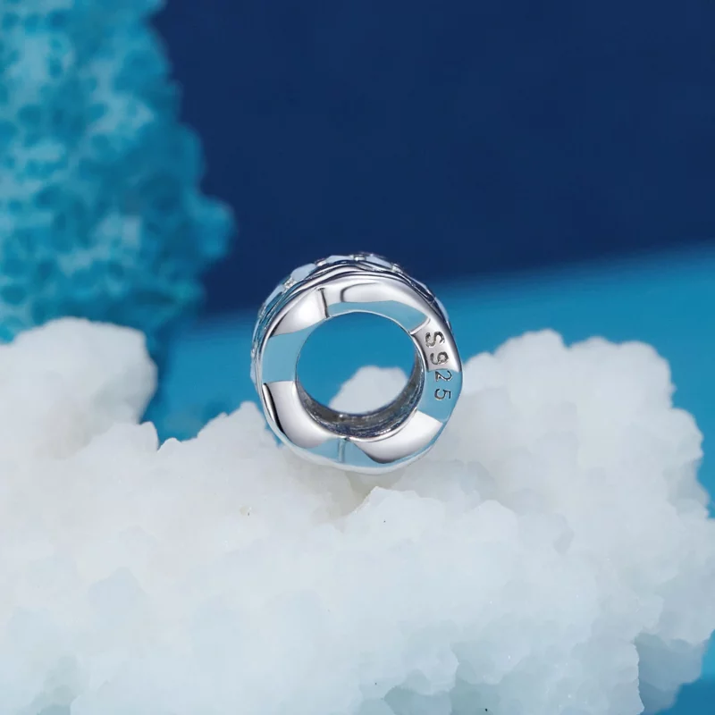(image pour) Charm en forme d'étoile bleue de style Pandora - BSC919 - Afficher 3