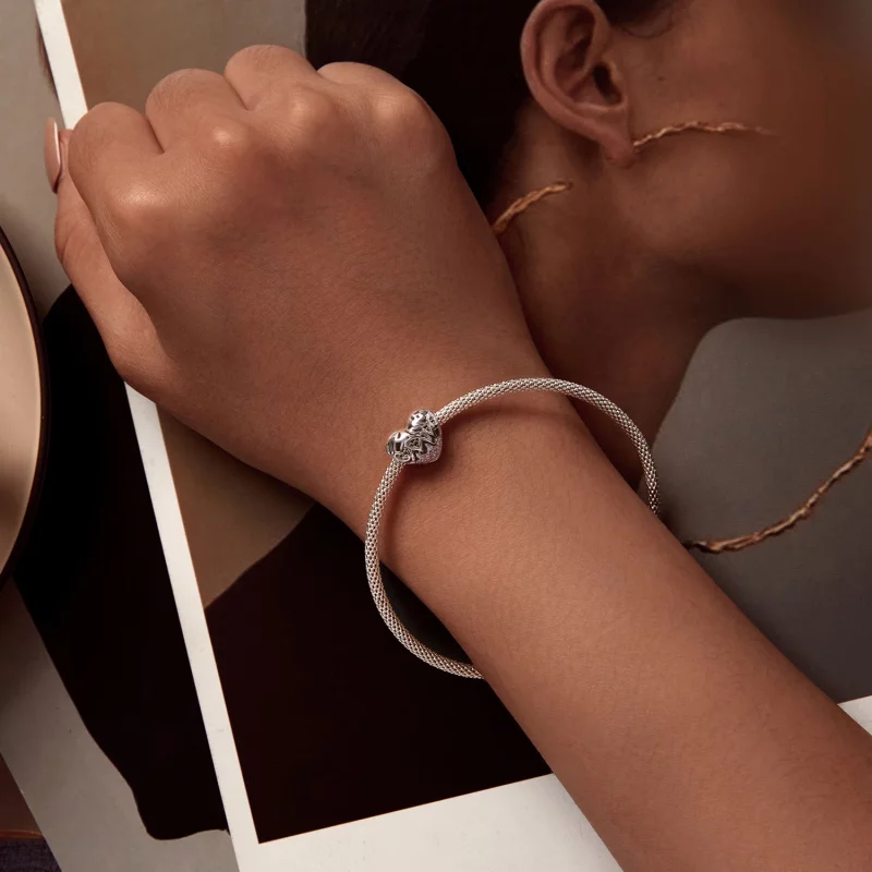 (image pour) Charm en forme de cœur style Pandora pour Thanksgiving - BSC923 - Afficher 6