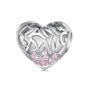 (image pour) Charm en forme de cœur style Pandora pour Thanksgiving - BSC923