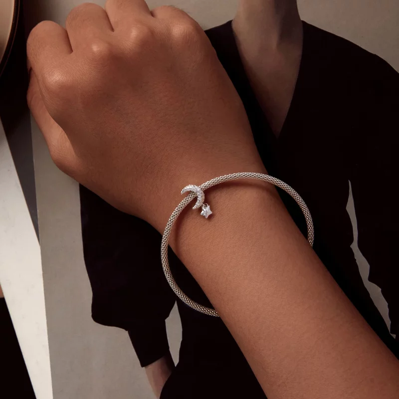 (image pour) Charm en style Pandora avec motif lune - SCC2619 - Afficher 5