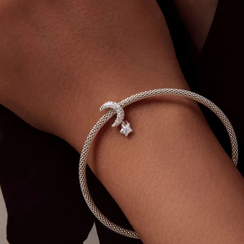 (image pour) Charm en style Pandora avec motif lune - SCC2619 - Afficher 6