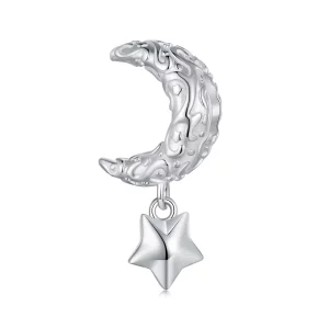 Charm en style Pandora avec motif lune - SCC2619 (image pour) Charm en style Pandora avec motif lune - SCC2619