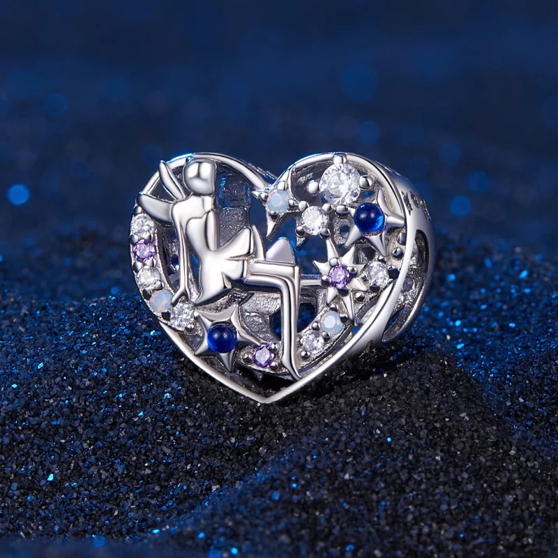 (image pour) Charm Pandora Style Elfe du Jour et de la Nuit - SCC2553 - Afficher 2