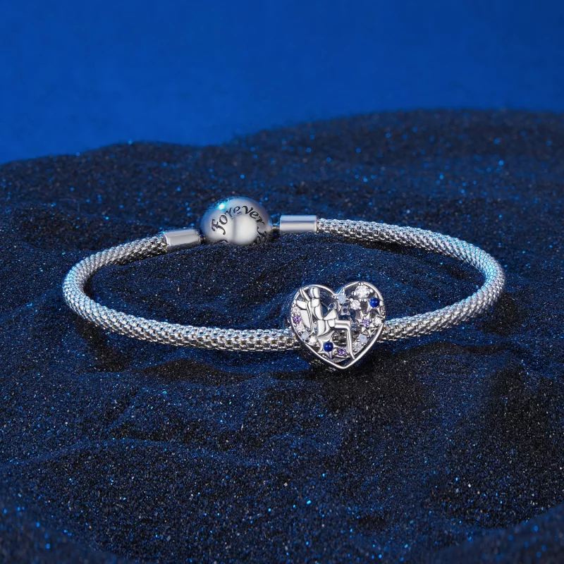 (image pour) Charm Pandora Style Elfe du Jour et de la Nuit - SCC2553 - Afficher 5