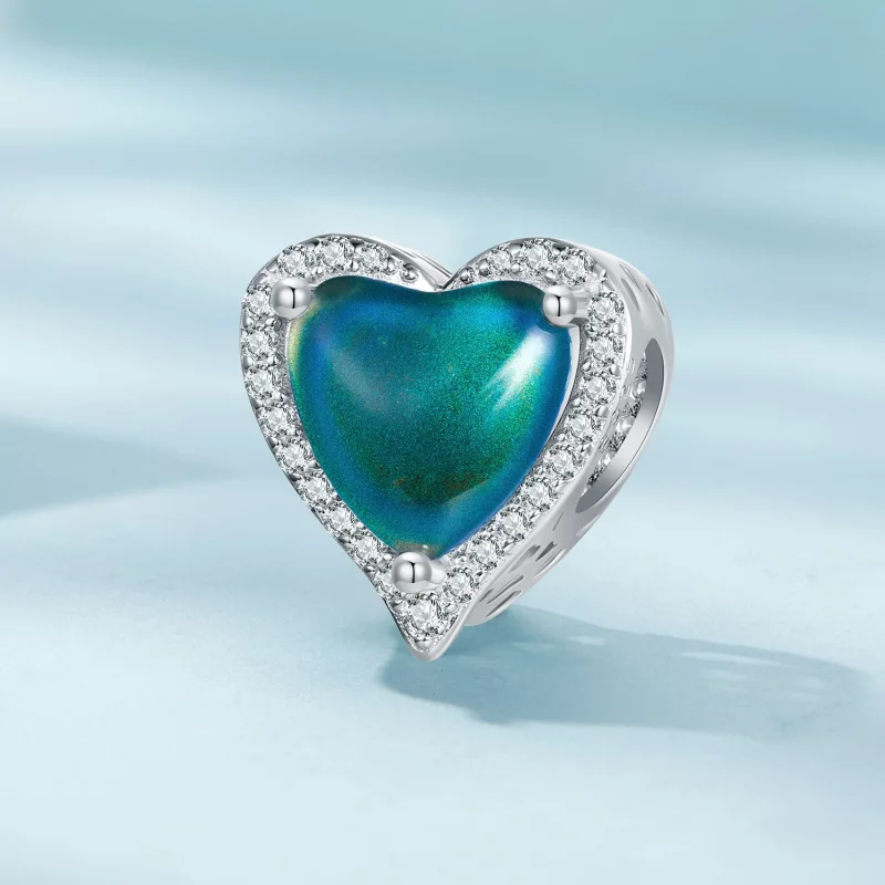(image pour) Charm Pandora Style en Pierre d'Humeur Thermosensible - SCC2596 - Afficher 5