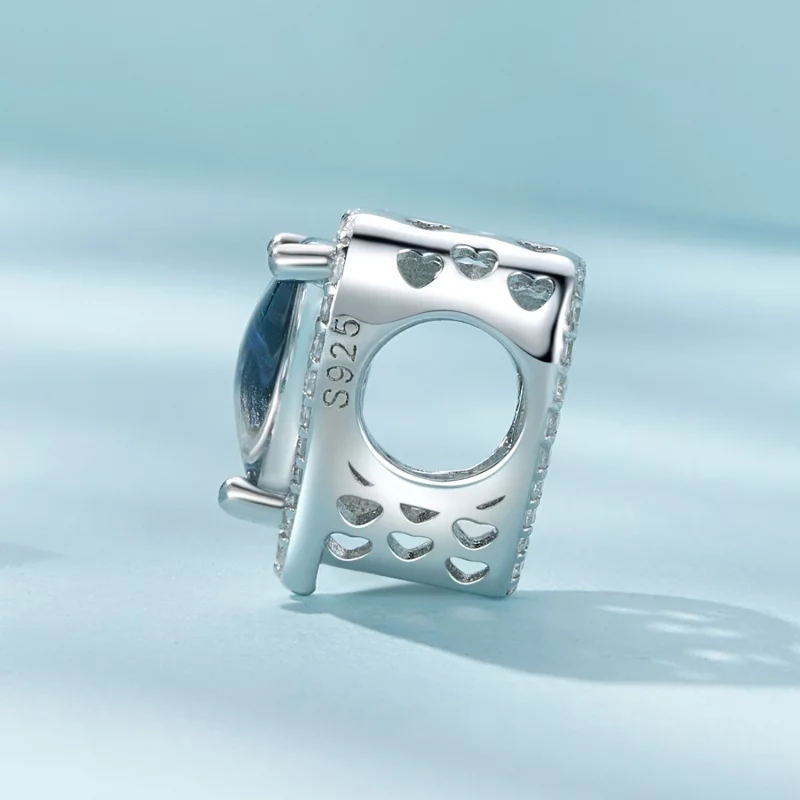 (image pour) Charm Pandora Style en Pierre d'Humeur Thermosensible - SCC2596 - Afficher 6