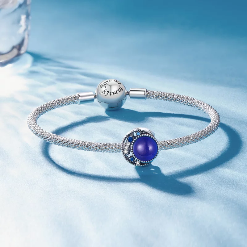 (image pour) Charm Pandora Style en pierre de lune - SCC2558 - Afficher 6