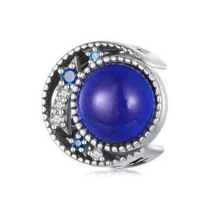 Charm Pandora Style en pierre de lune - SCC2558 (image pour) Charm Pandora Style en pierre de lune - SCC2558