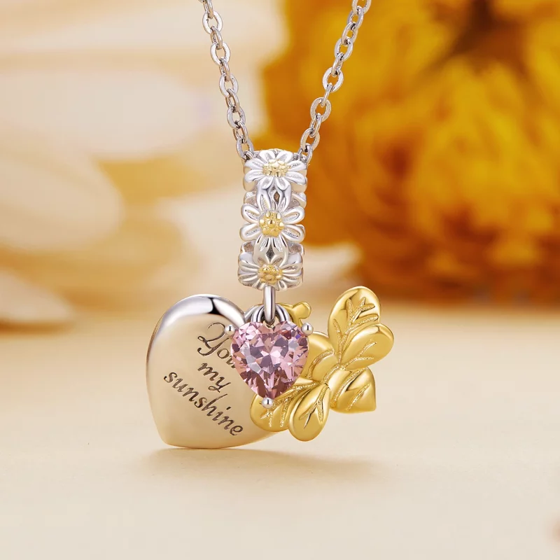 (image pour) Charm Pandora Style Marguerite Abeille - BSC816 - Afficher 2