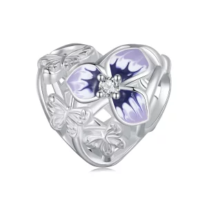 (image pour) Charm Pandora Style Pansy - SCC2585