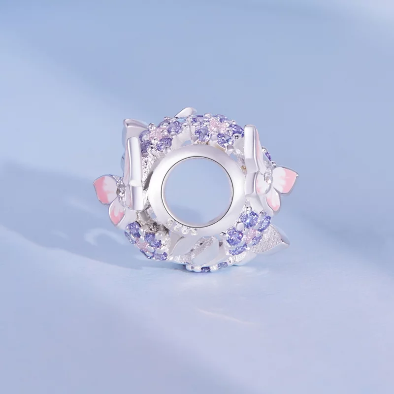 (image pour) Charm Pandora Style Papillon Zircon - SCC2463 - Afficher 3