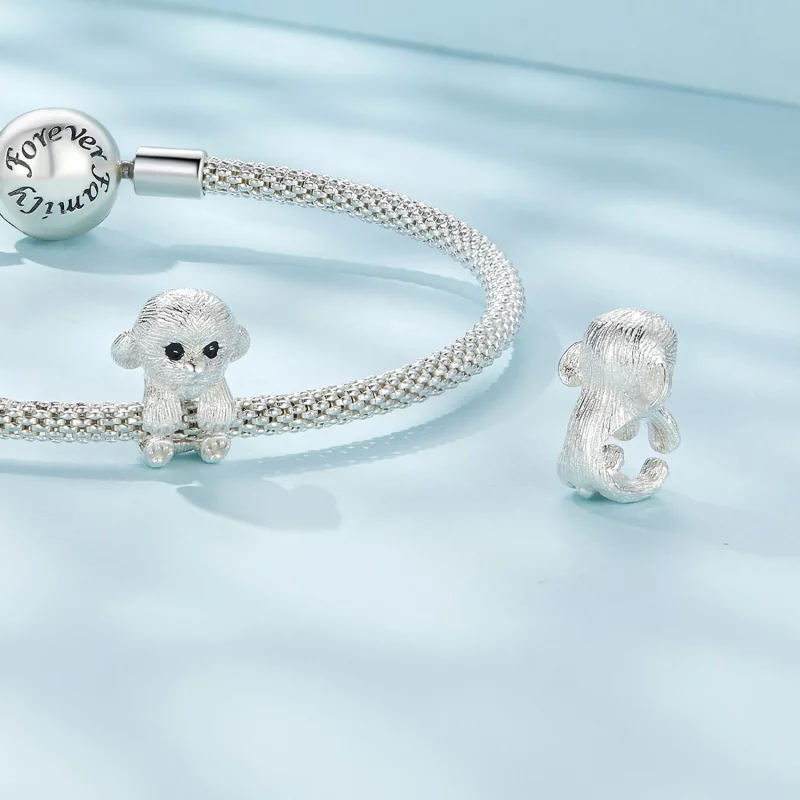 (image pour) Charm Pandora Style Teddy - SCC2586 - Afficher 4