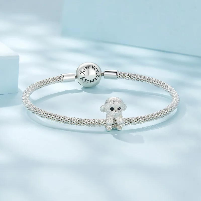 (image pour) Charm Pandora Style Teddy - SCC2586 - Afficher 5