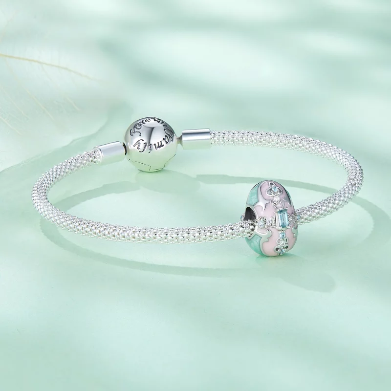 (image pour) Charm Pandora Style œuf de Pâques - BSC781 - Afficher 5