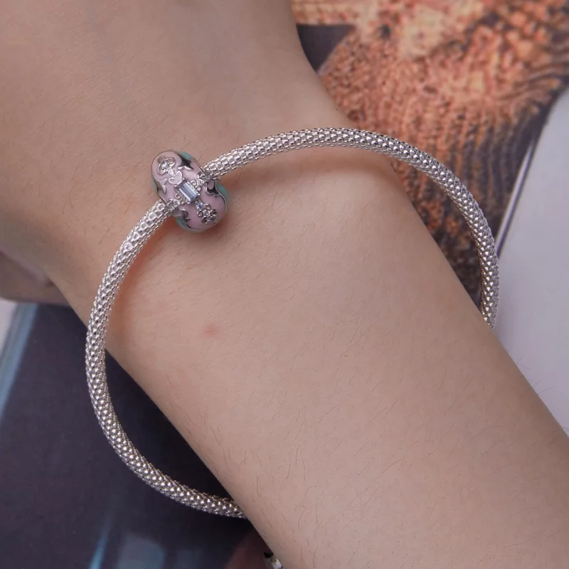 (image pour) Charm Pandora Style œuf de Pâques - BSC781 - Afficher 6