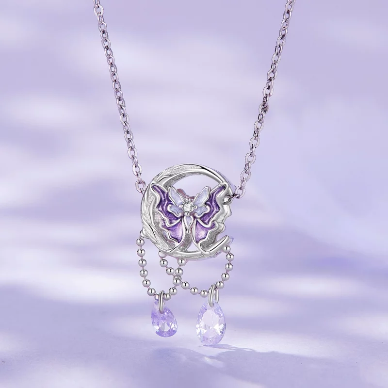 (image pour) Charm Papillon de Lune de style Pandora - SCC2545 - Afficher 2