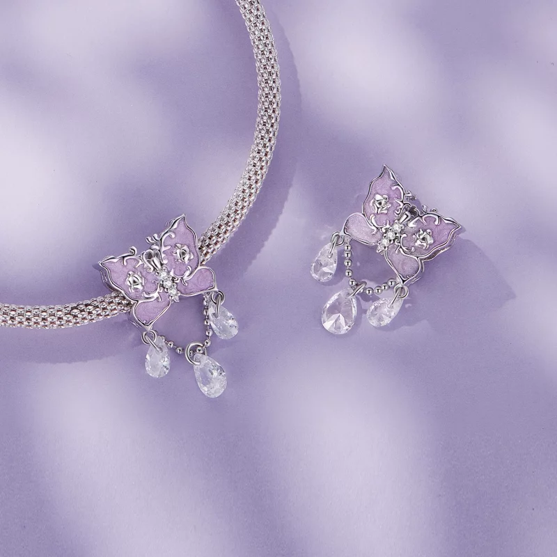 (image pour) Charm papillon de style Pandora - SCC2543 - Afficher 4
